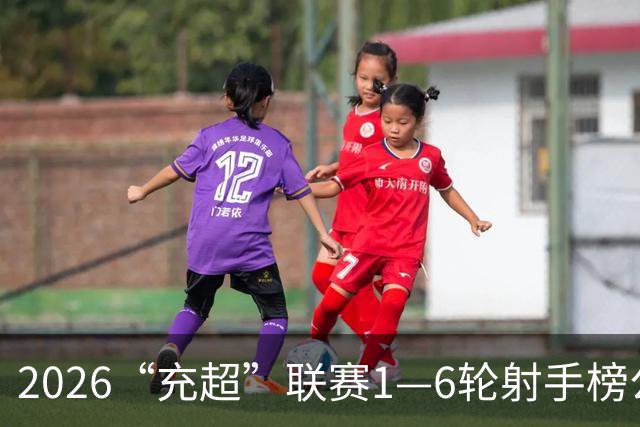 2026“充超”联赛1—6轮射手榜公示